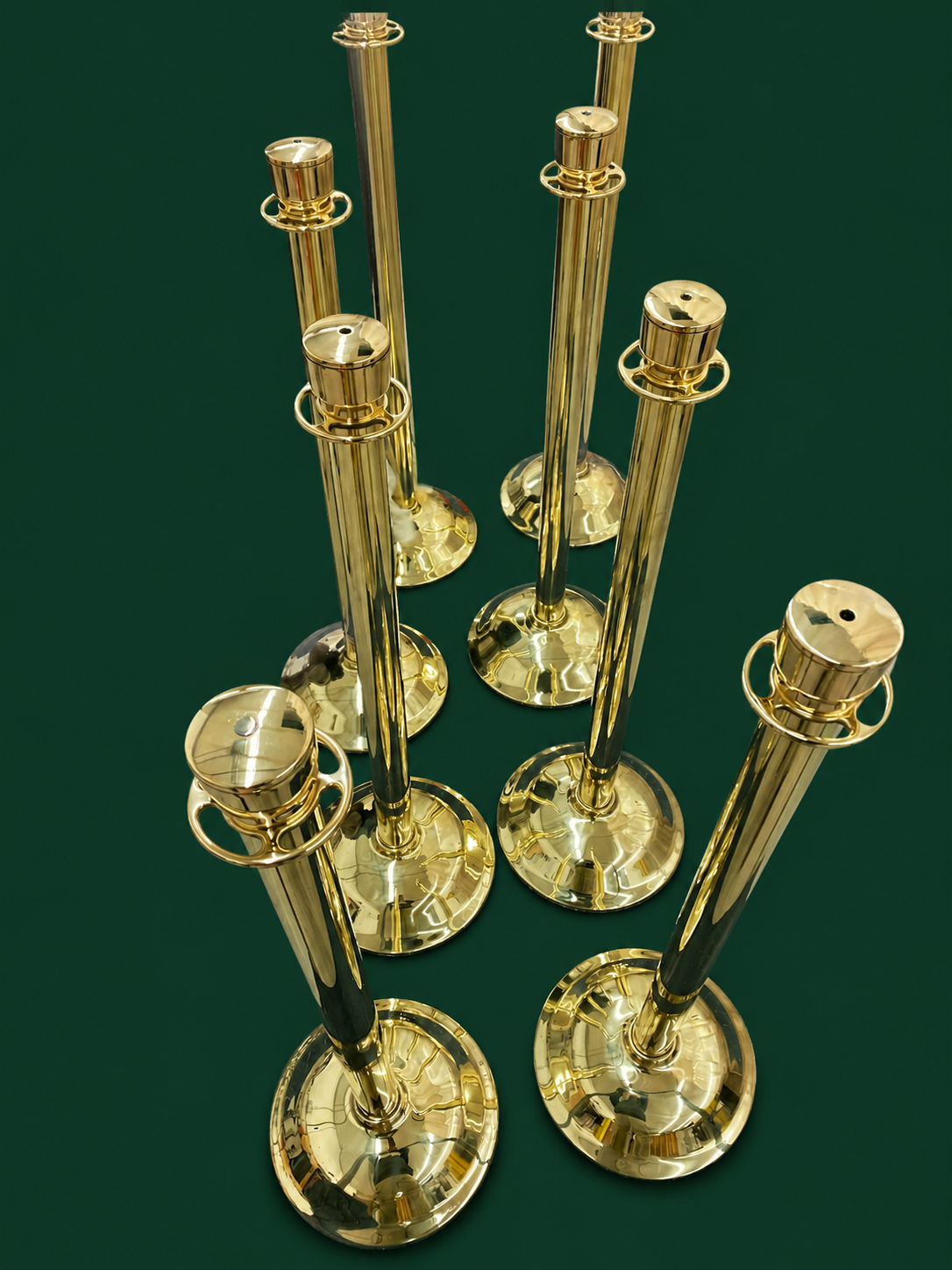 After — Brass Stanchion Restoration